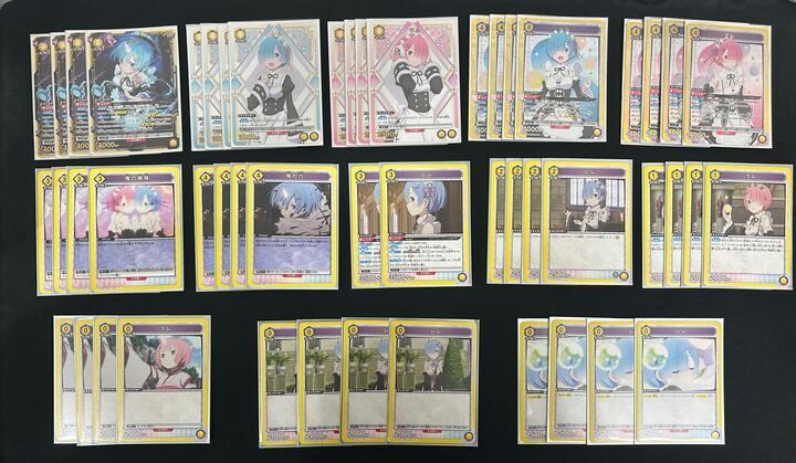 デッキ】Re:ゼロから始める異世界生活 黄 レムラム【UNIONARENA】※一部
