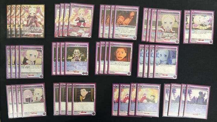 デッキ】Re:ゼロから始める異世界生活 紫 ベアトリス【UNION AREANA