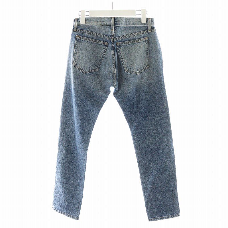 ケイト KHAITE クラッシュデニムパンツ ジーンズ ジーパン ジッパー