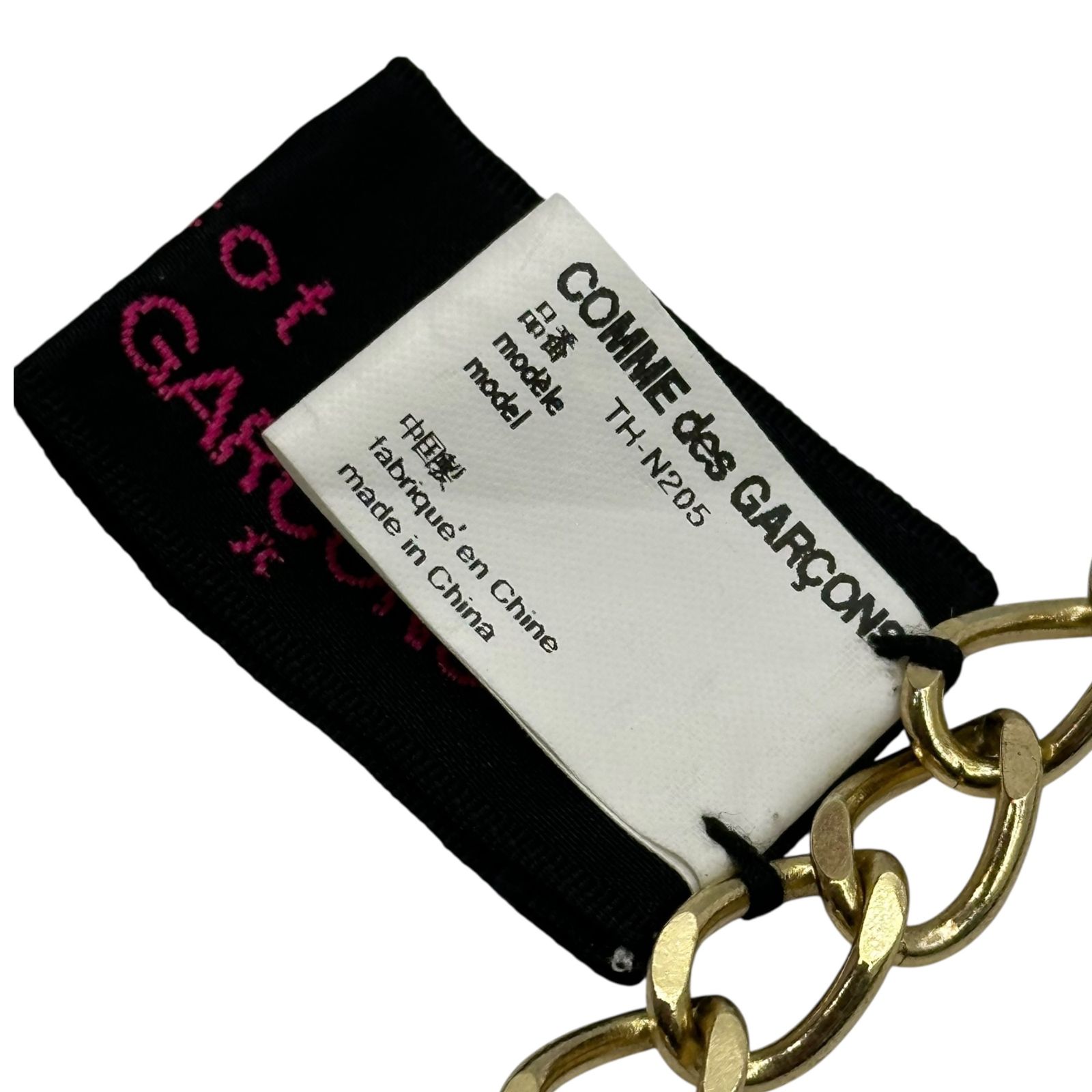 トリコ コムデギャルソン tricot デザイン ネックレス チョーカー 布製 tricot COMME des GARCONS(トリココムデギャルソン) Triple-Strand