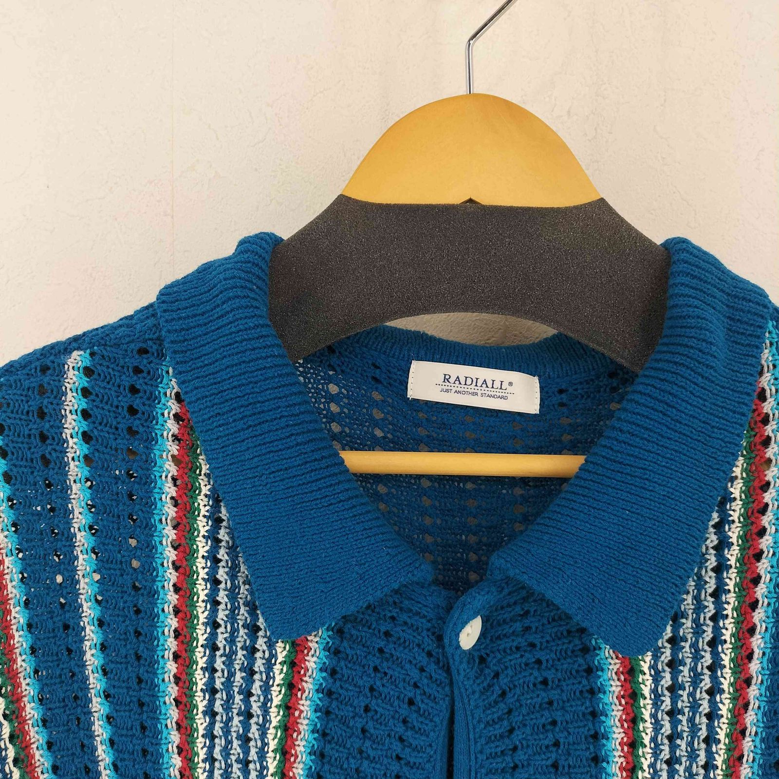 ラディアル RADIALL NUMBER FIVE SOUTH-REGULAR COLLARED SWEATER S/S