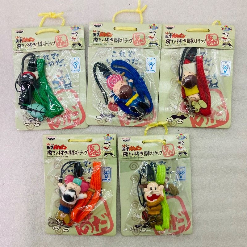 未開封品】【全5種コンプセット】天才バカボン 飛び付き携帯