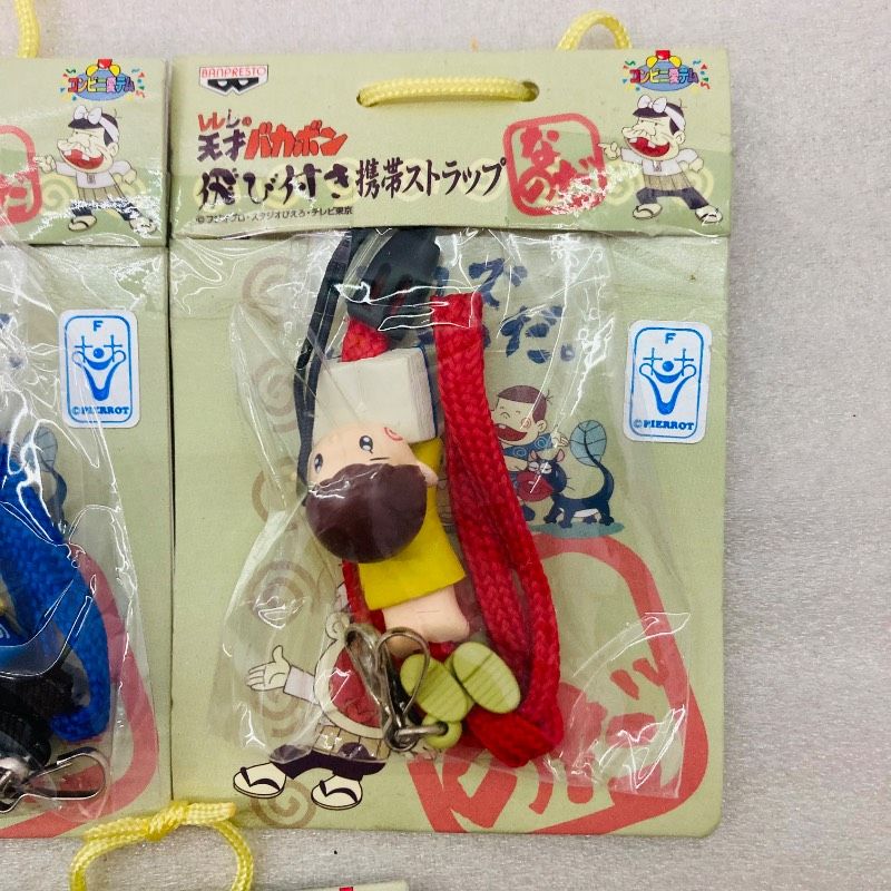 未開封品】【全5種コンプセット】天才バカボン 飛び付き携帯