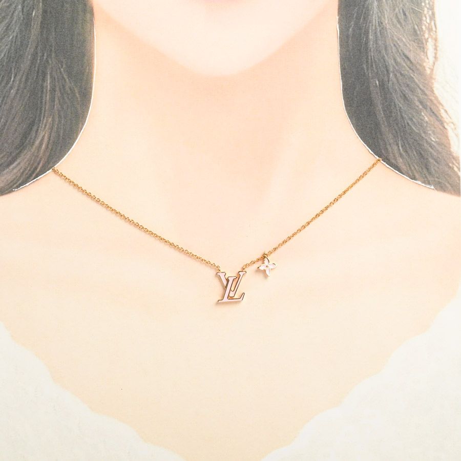 LOUIS VUITTON ルイヴィトン ネックレス LVアイコニックエナメル