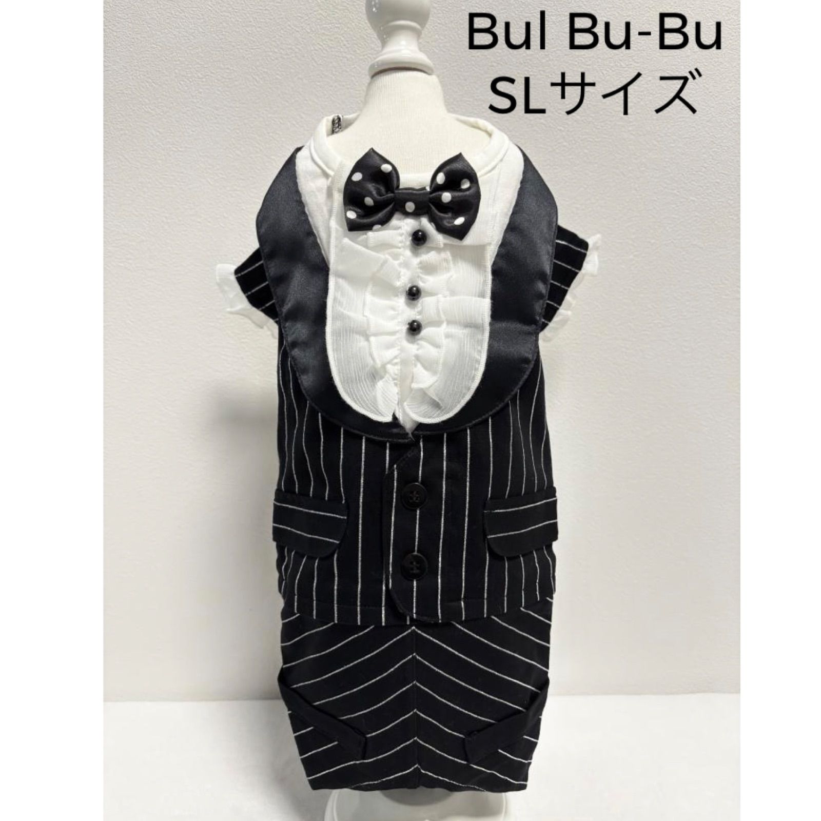 ♡Bul Bu-Bu ブルブブ Fake Tuxedo Rompers SLサイズ ドッグウエア 犬