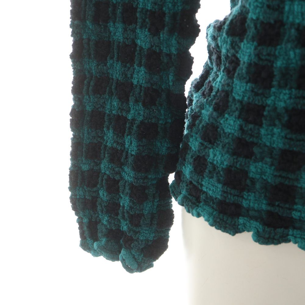 ミーイッセイミヤケ me ISSEY MIYAKE カットソー 長袖 チェック柄