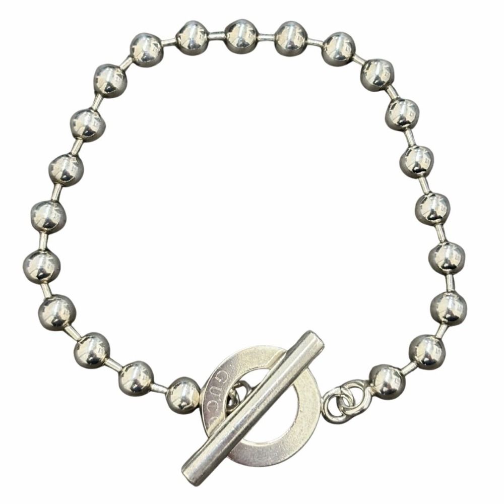 Gucci ボールチェーンマンテルブレスレット グッチ ブレスレット ボールチェーン マンテル シルバー925 重量14.6g