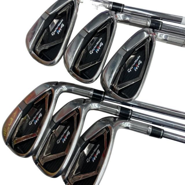 中古】 テーラーメイド M4 6S アイアンセット IR RE-AX 90 STEEL JAPAN