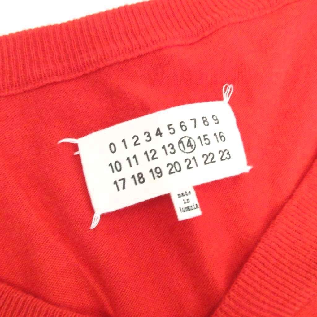 メゾンマルジェラ 14 Maison Margiela 14 エルボーパッチ Vネック