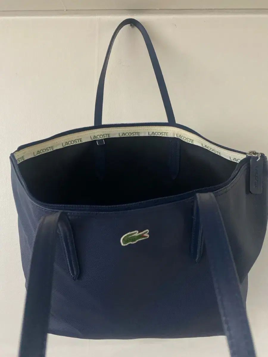 LACOSTE ラコステ ネイビー トートバッグ ショルダーバッグ - メルカリ