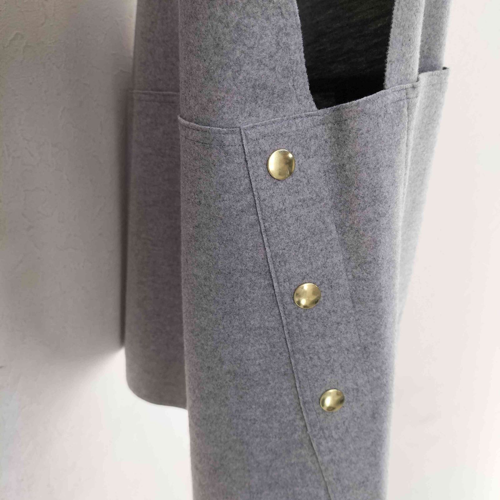 ユーズドフルギ USED古着 ウォッシュWニットベスト レディース FREE