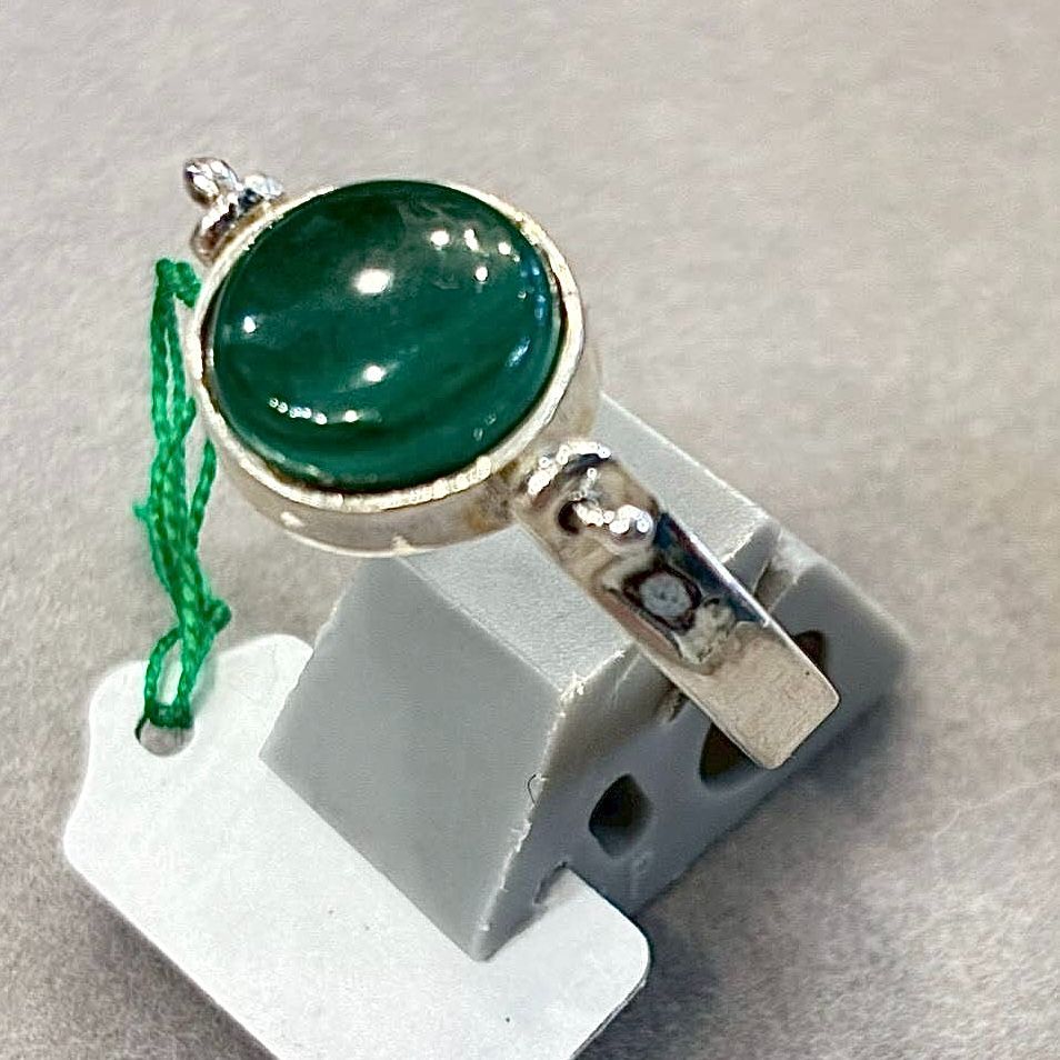 リング シルバー925 21号 ターコイズ トルコ石 マラカイト回転 天然石