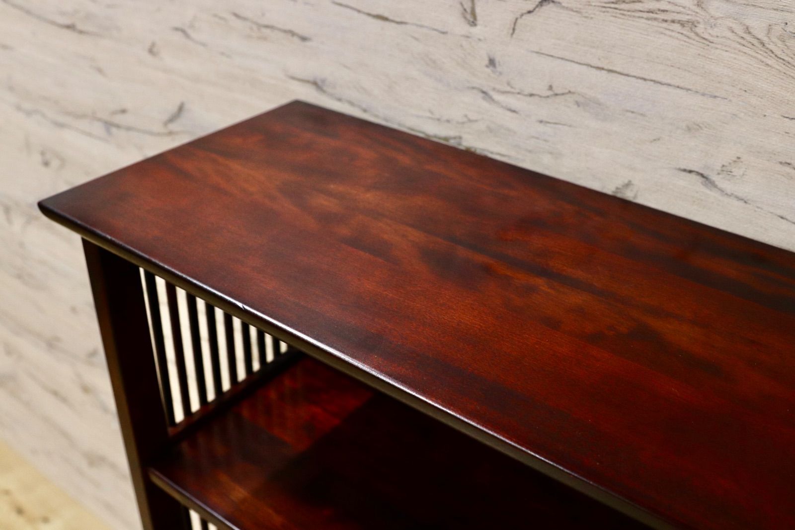 GMIS493○九州民芸家具 茶棚 ブックシェルフ ラック 棚 ミズメザクラ