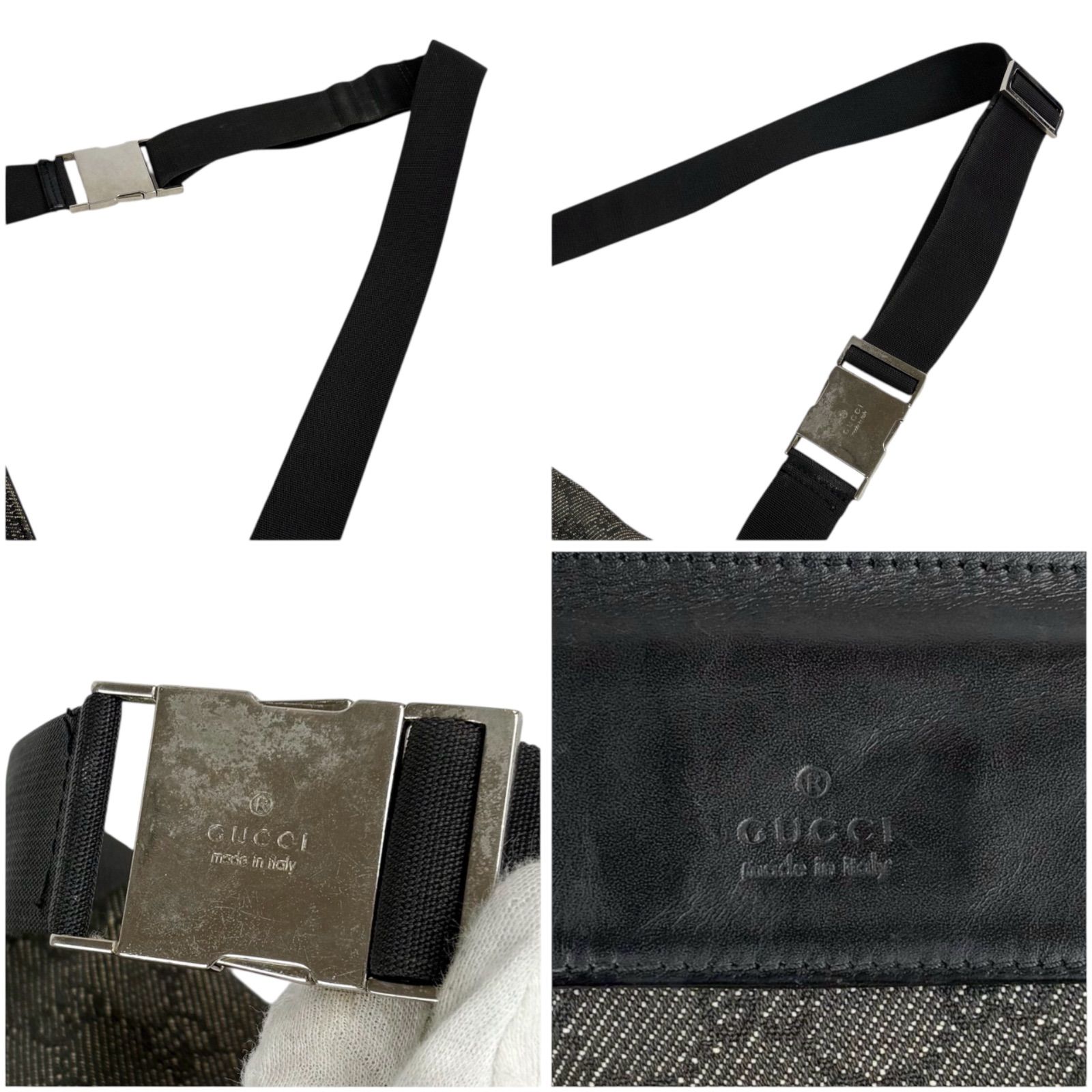 グッチ GUCCI ウエストポーチ クロスボディバッグ GGキャンバス 28566 