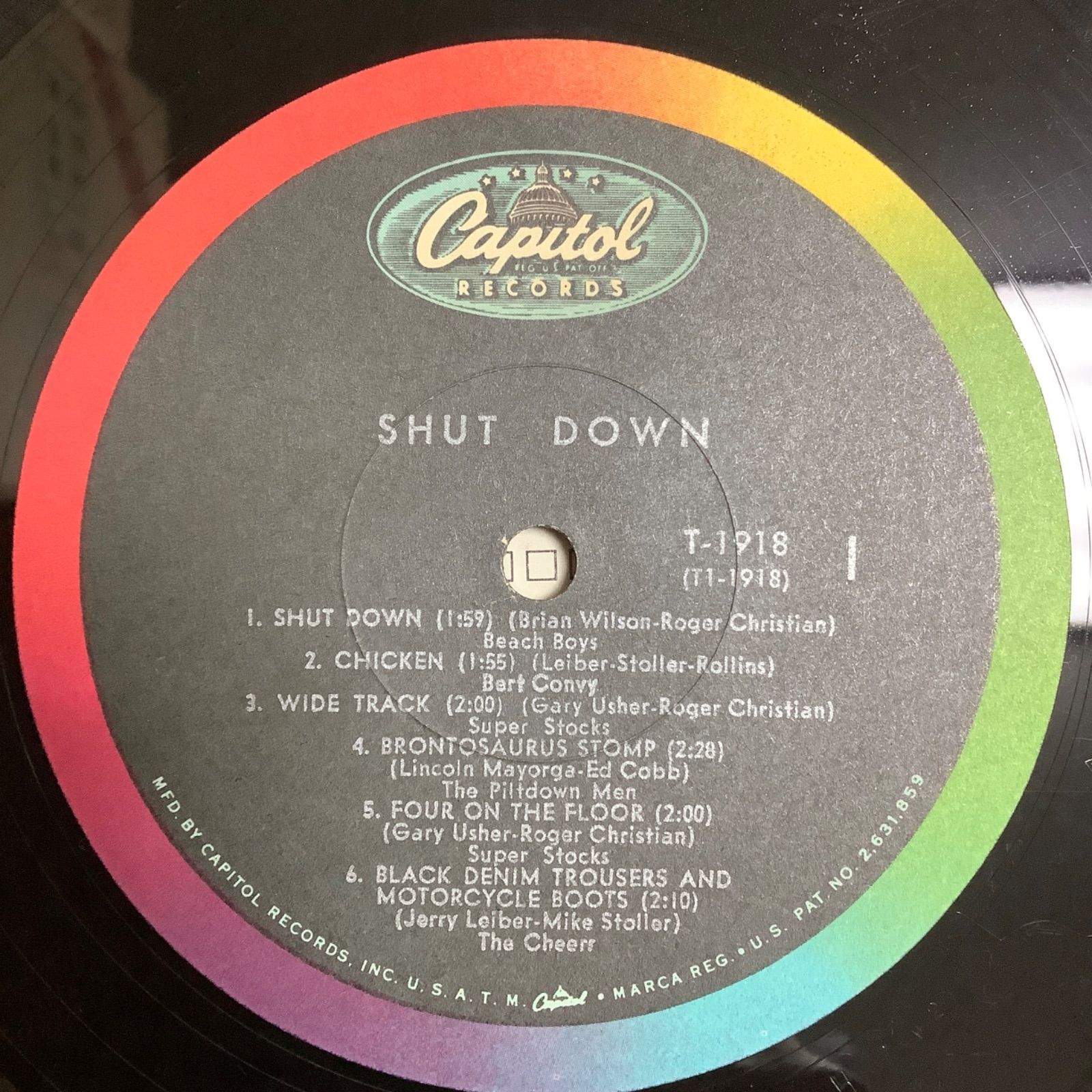 ◇洋楽 【Various Artist】 「Shut Down / シャット・ダウン」1963年