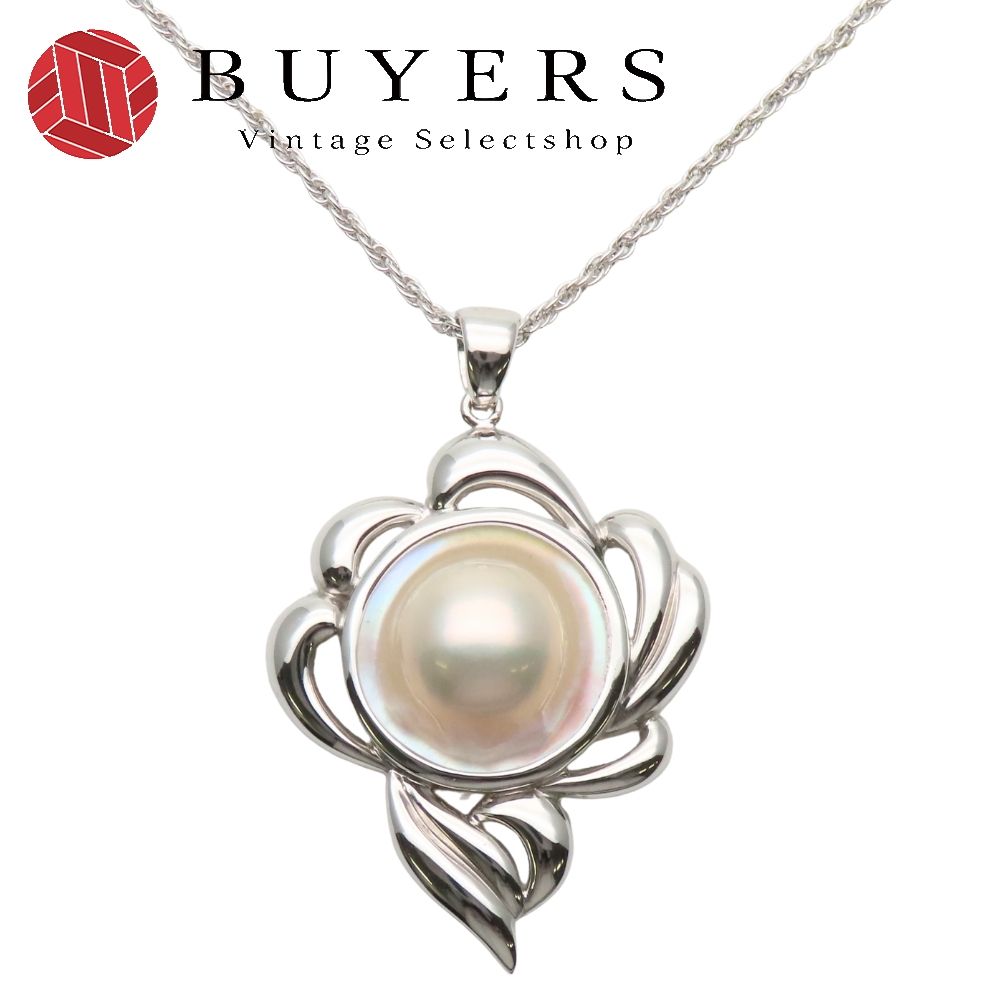 中古】 タサキ ネックレス マベパール シルバー925 パール 約13.7g