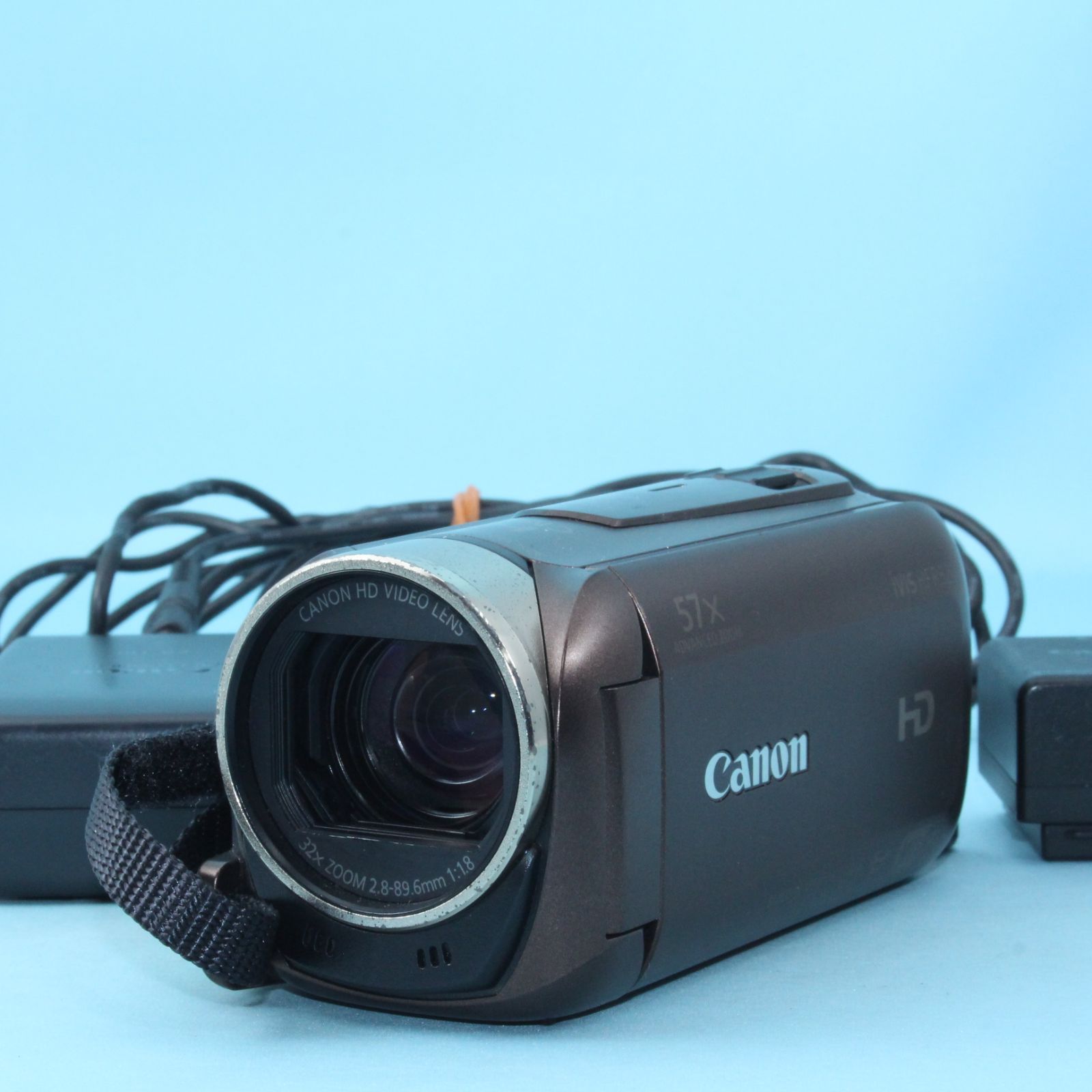 美品 Canon iVIS HF R52 ブラウン 返品保証 キヤノン デジタルビデオ