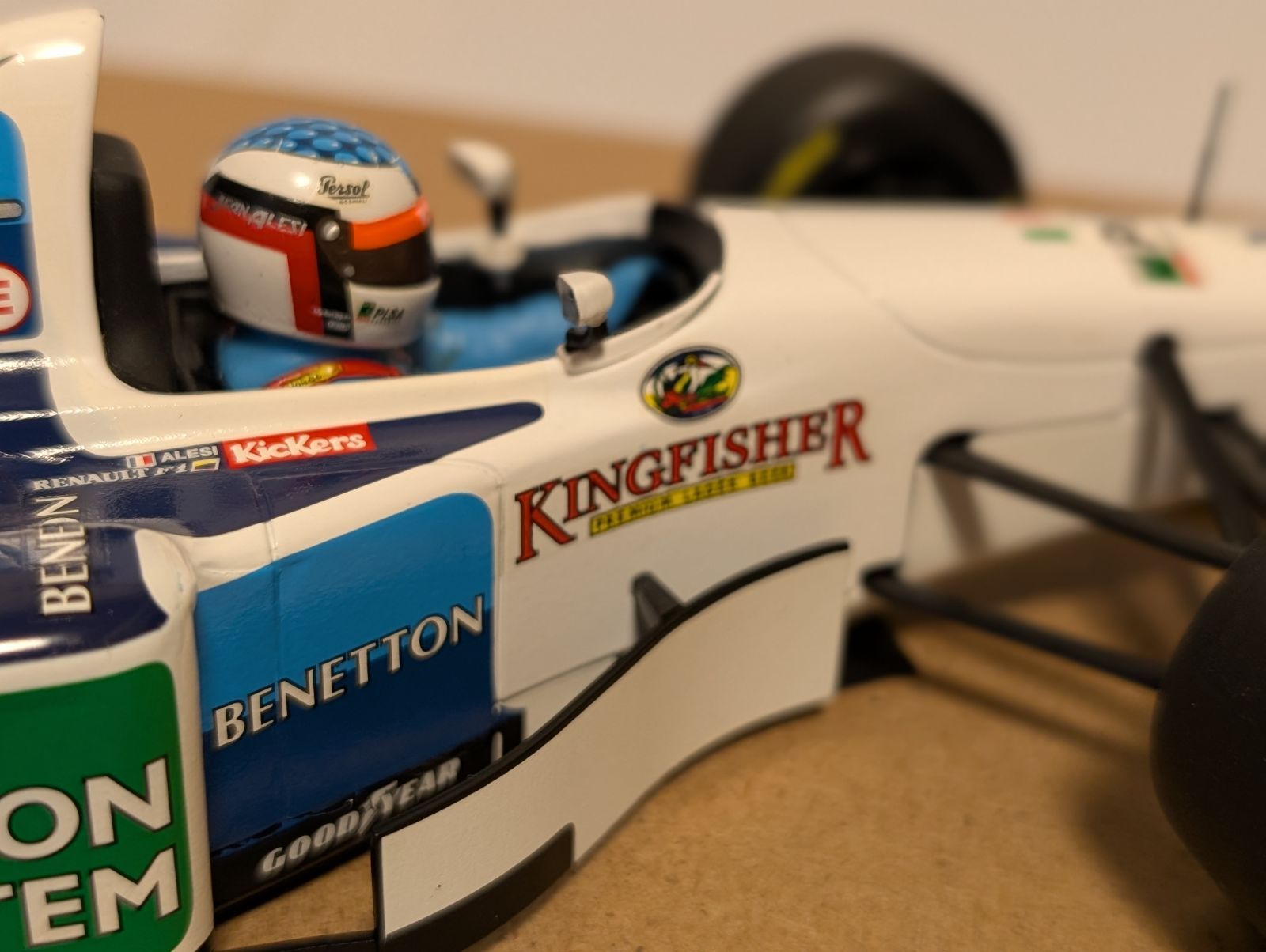 ショーカーファンの方へ1/18ミニチャンプス ベネトン1996年ショーカー