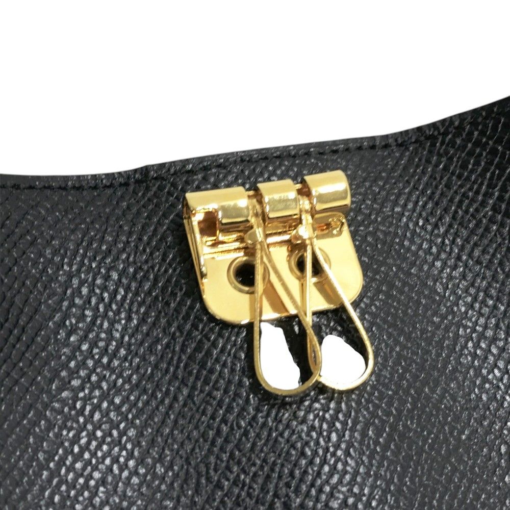 HERMES エルメス 〇W刻印 2連キーケース セリエ ブラック系