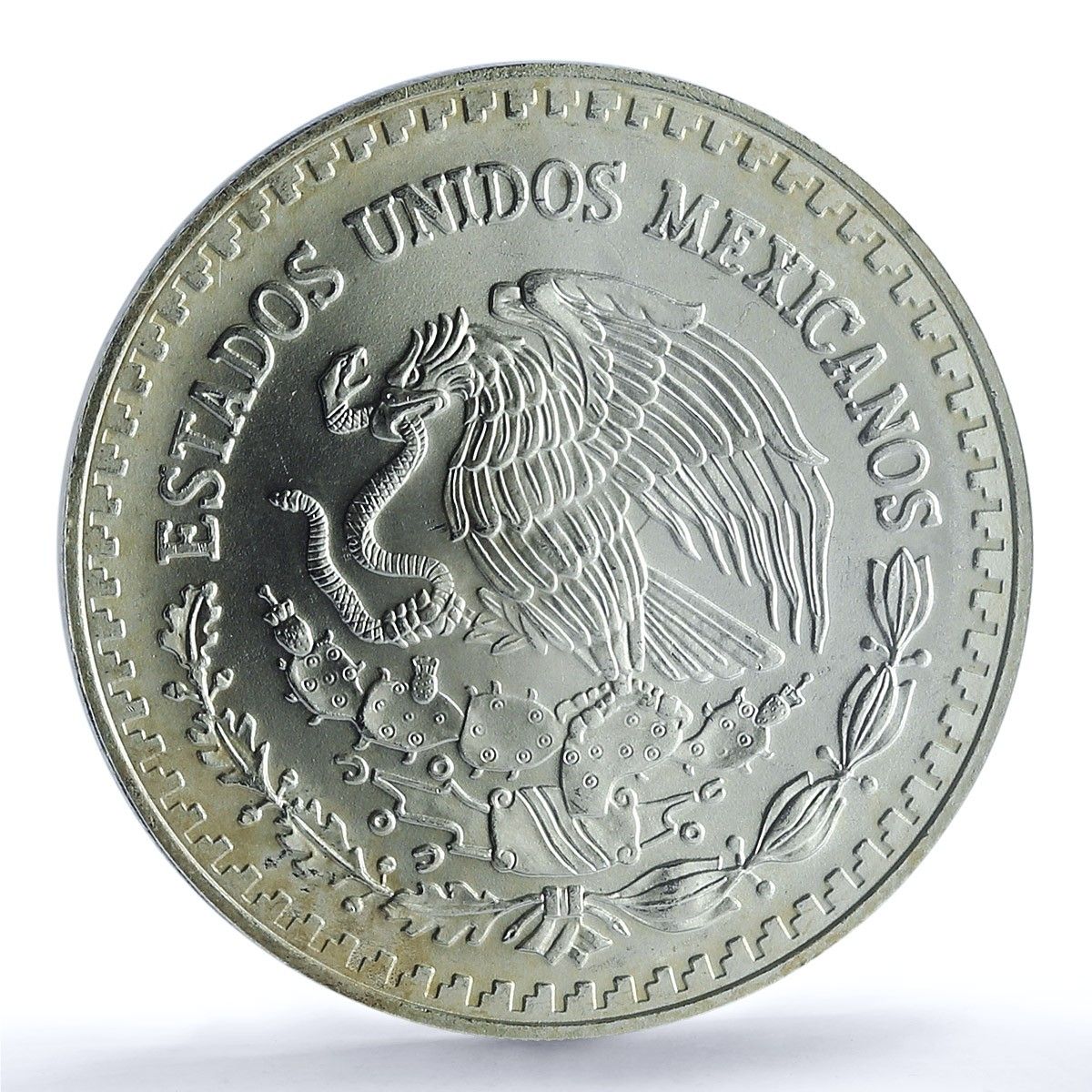 メキシコ 1オンザ・リベルタッド 独立の天使 KM-613 MS 66 PCGS 銀貨