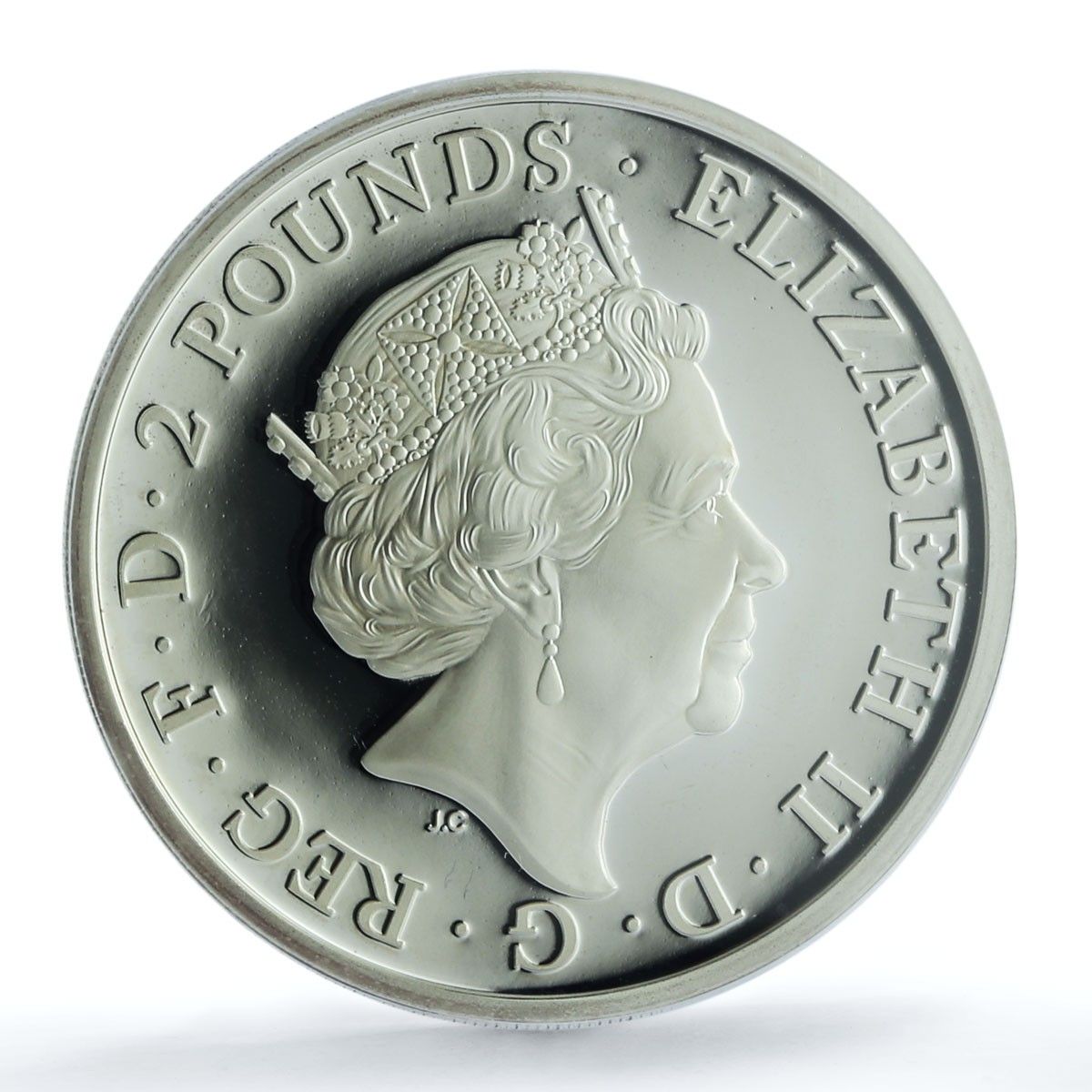 イギリス 2ポンド エール・オブ・ビュート・クイーン・ビースト PR 69