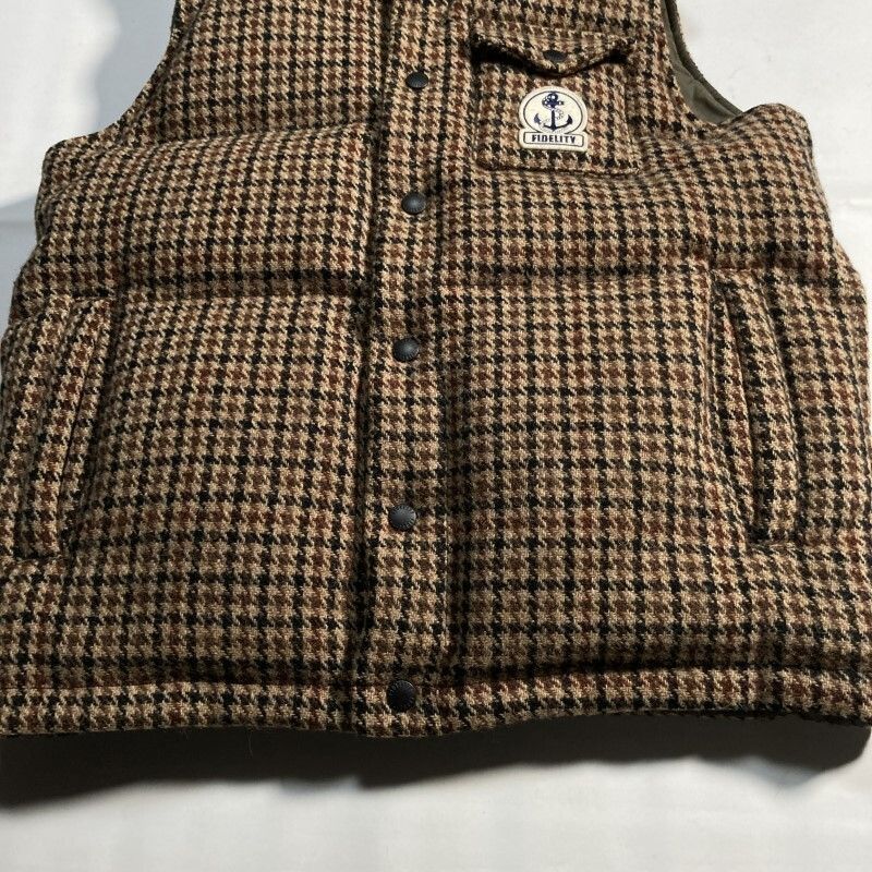 Harris Tweed×FIDELITY×SHIPS☆上級☆ガンクラブ千鳥格子チェック 肉厚