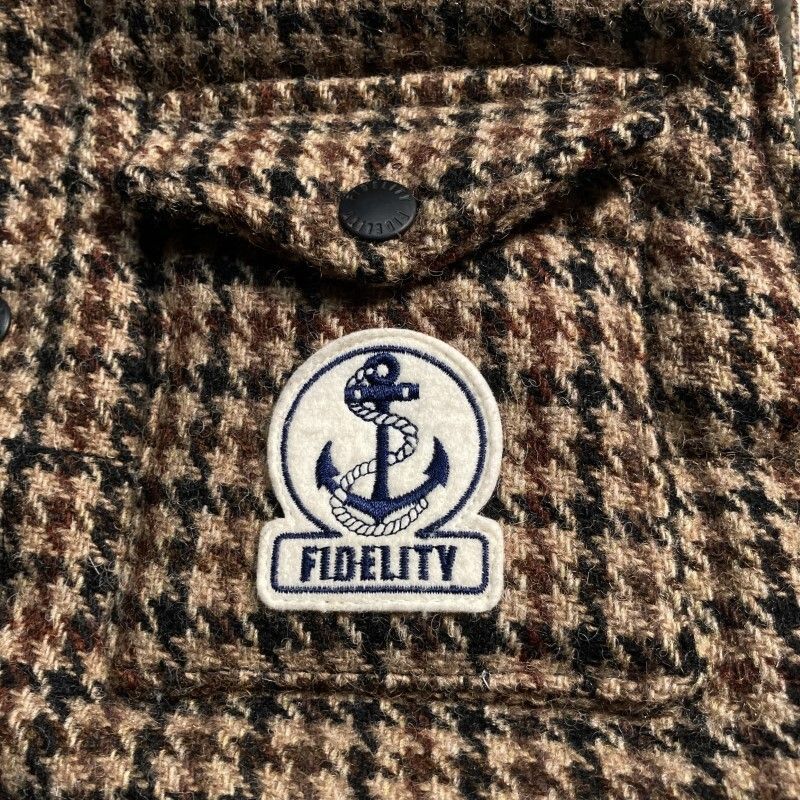 Harris Tweed×FIDELITY×SHIPS☆上級☆ガンクラブ千鳥格子チェック 肉厚