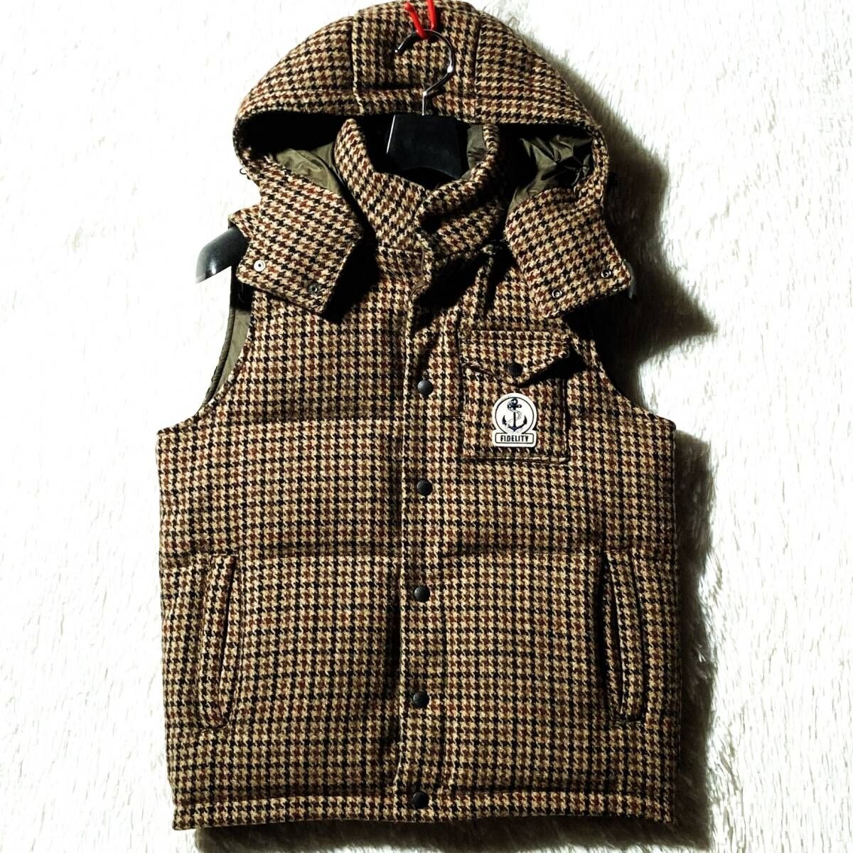 Harris Tweed×FIDELITY×SHIPS☆上級☆ガンクラブ千鳥格子チェック 肉厚