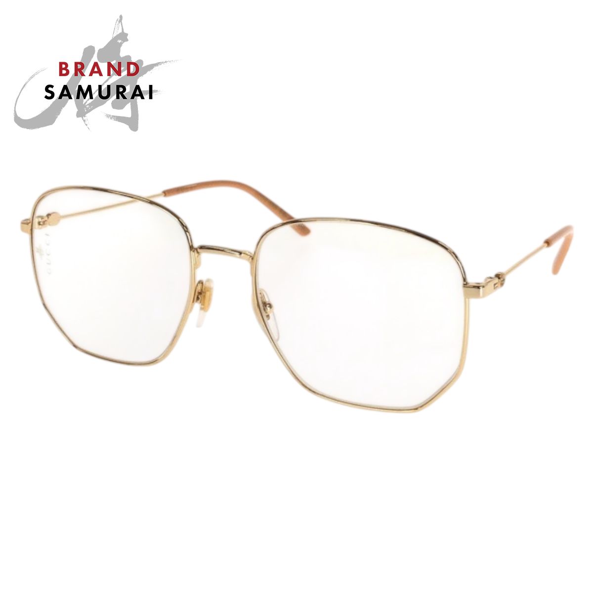 美品 GUCCI グッチ インターロッキング ゴールド ベージュ メタル