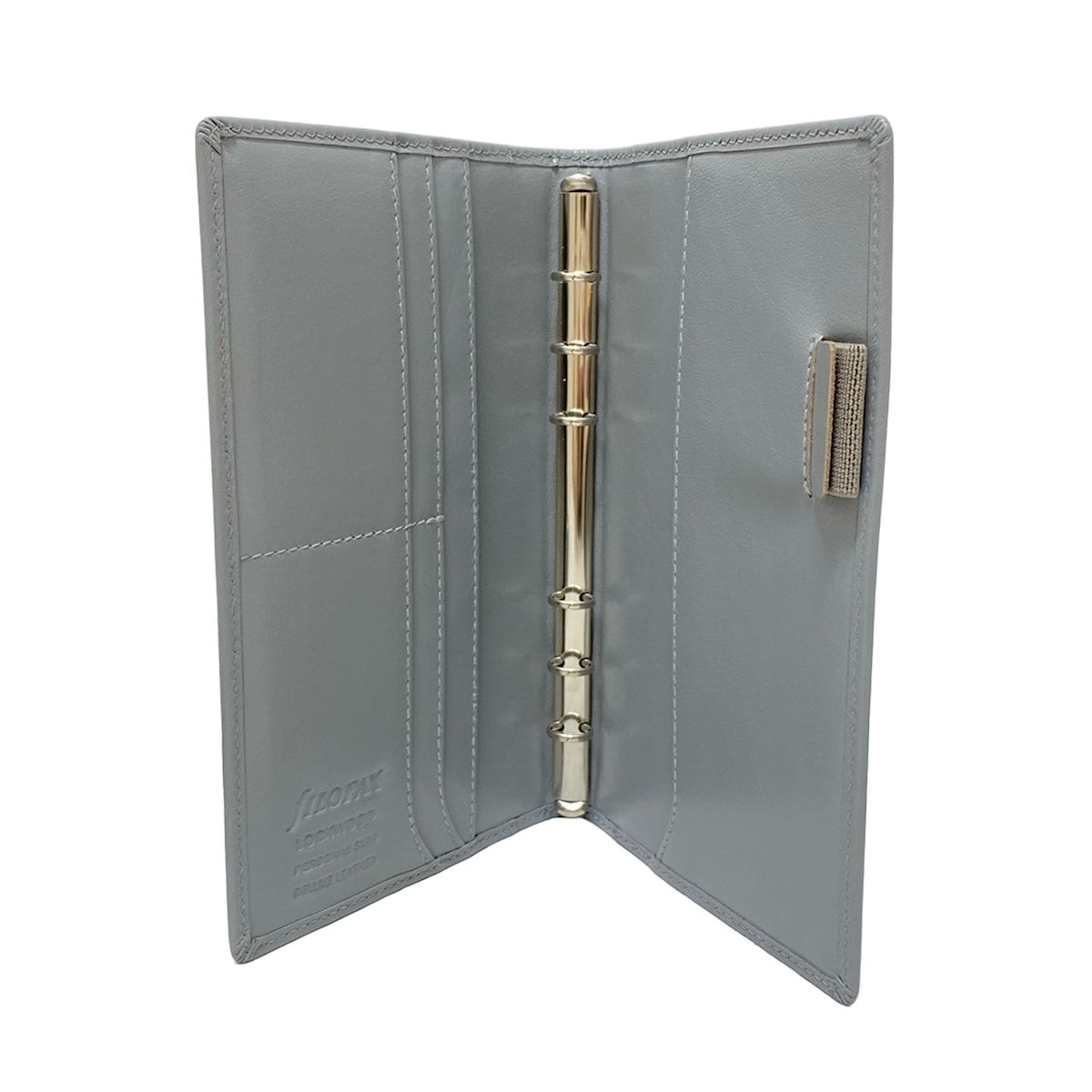  Filofax ファイロファックス 手帳 - グレー レザー 手帳 手帳 日記 家計簿