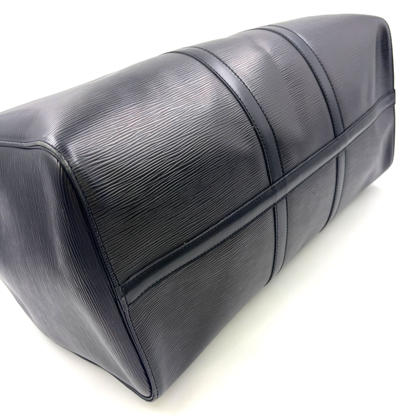 LOUIS VUITTON キーポル50 エピ エピ ノワール レザー ブラック