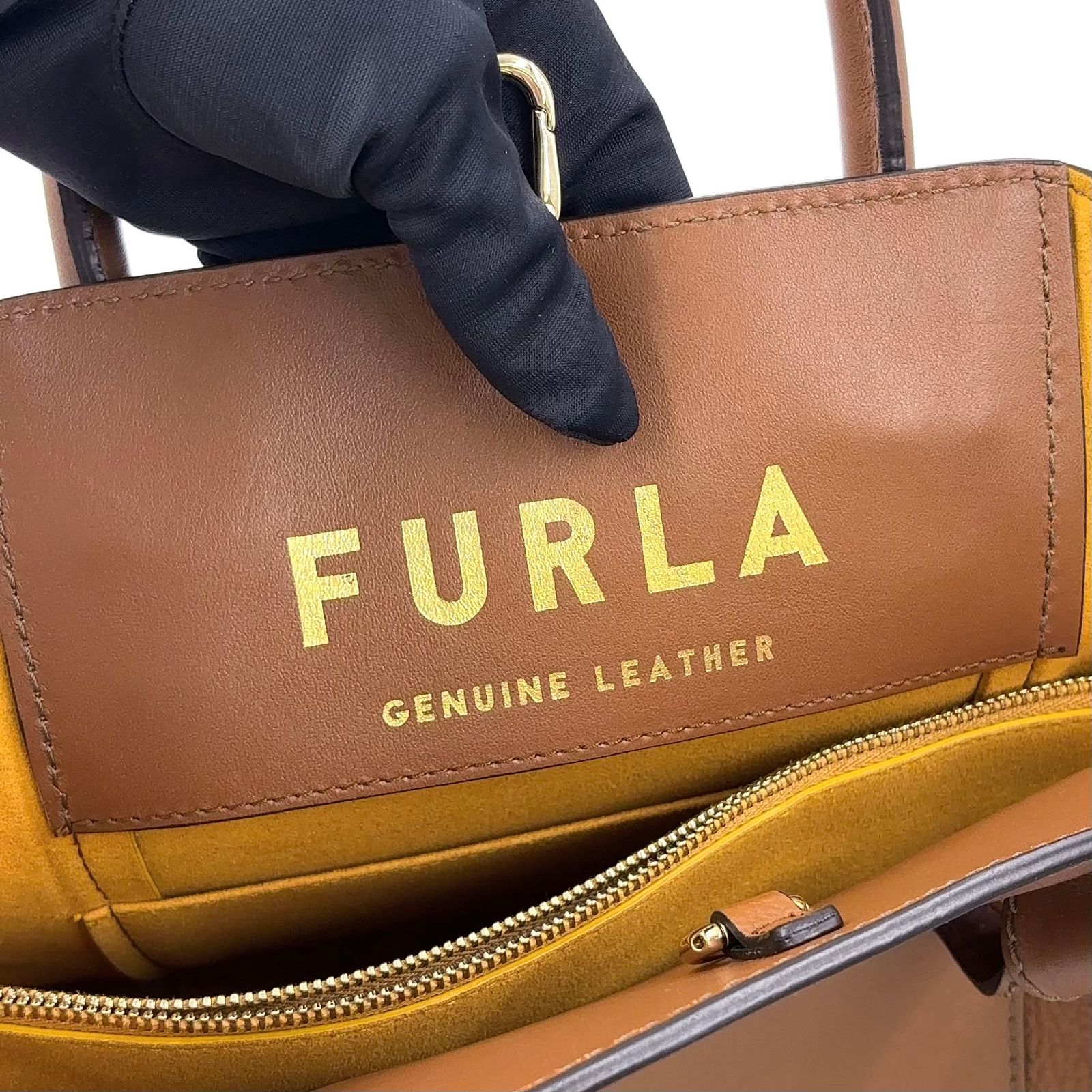 FURLA ミアステラ ショルダーバッグ 2WAY レザー ブラウン