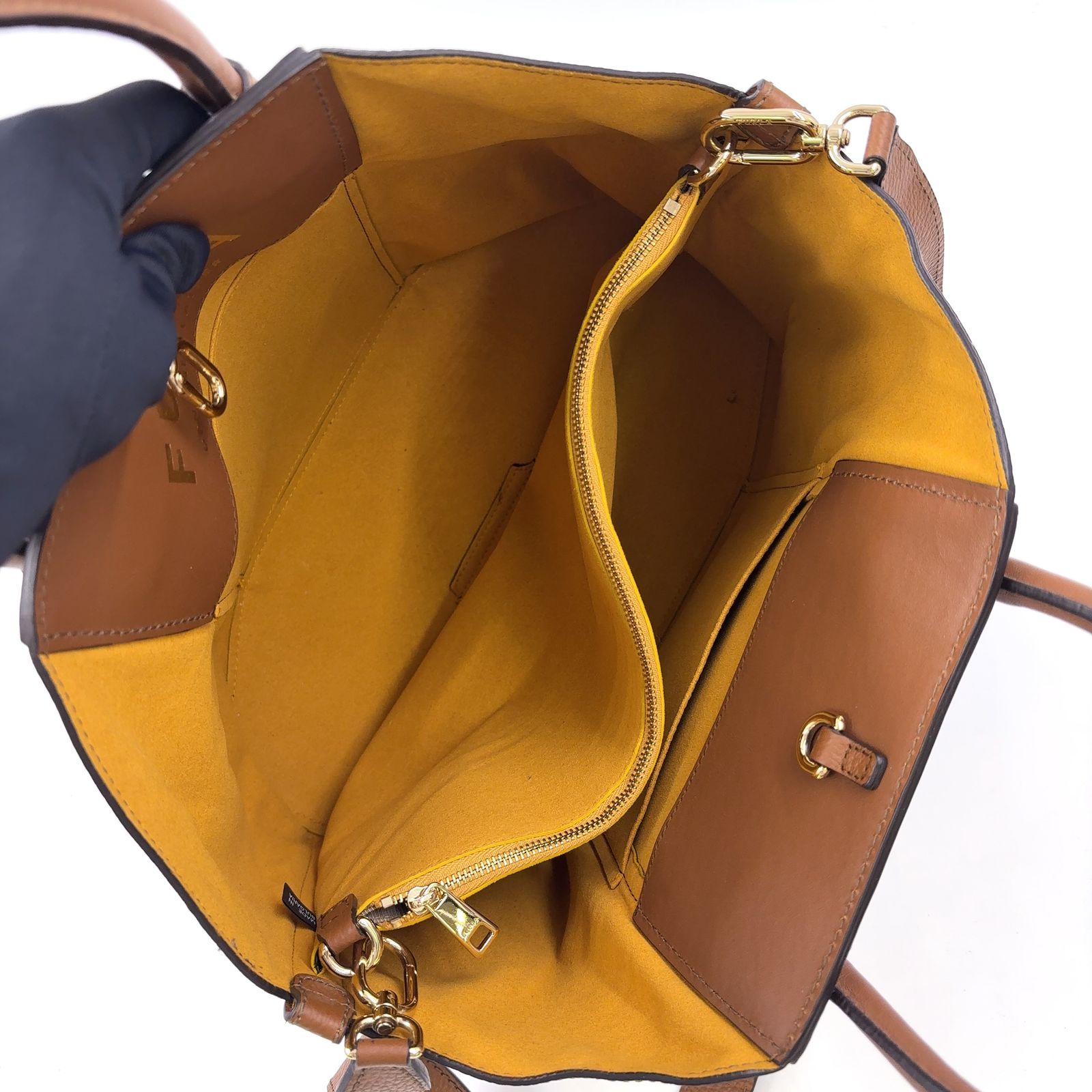 FURLA ミアステラ ショルダーバッグ 2WAY レザー ブラウン