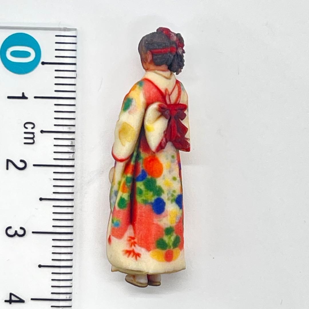 1/43 振袖 成人式 3DA-X-PT-006 フィギュア 1/64より大 ミニチュア