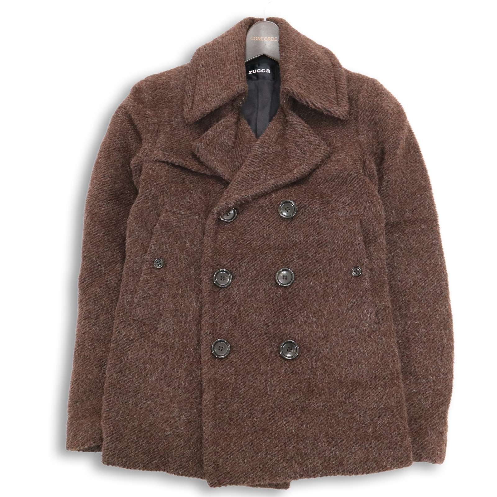ZUCCa ズッカ 秋冬 アルパカ ウール混☆ Pコート Sz.S レディース 日本 