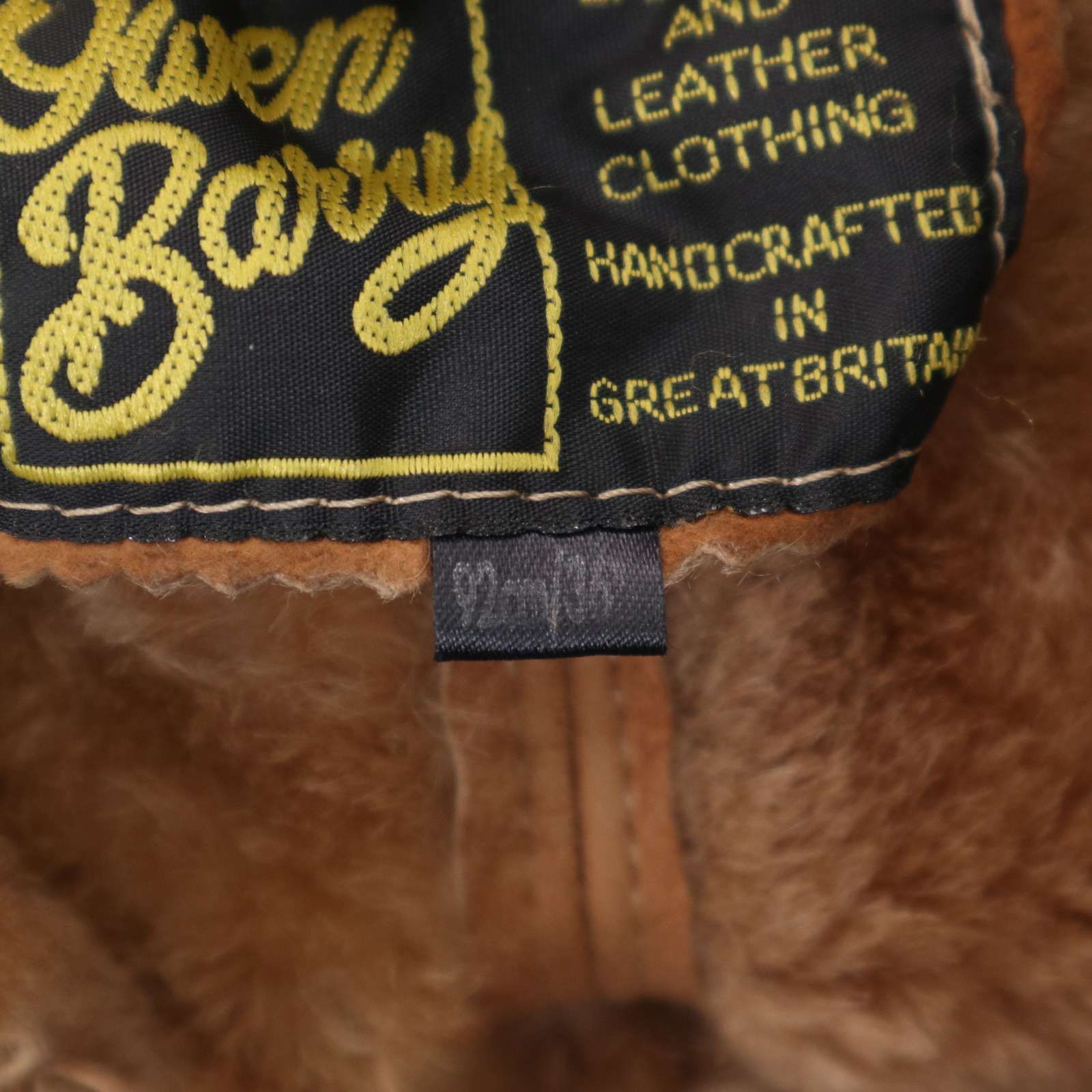 イギリス製☆ Owen Barry オーエンバリー 羊革 リアル ラム レザー