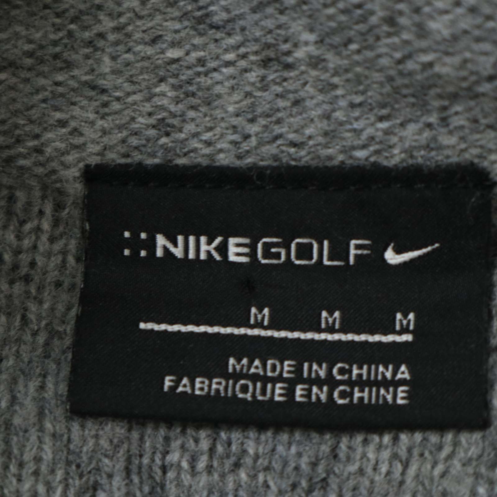 NIKE GOLF ナイキ ゴルフ 秋冬 ウール100％☆ ロゴ刺繍 ニット