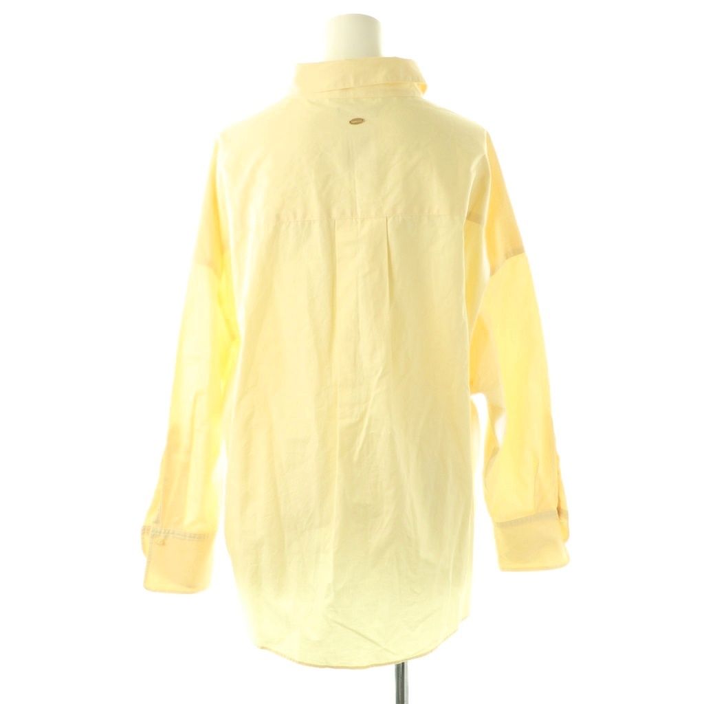 アニュアンス anuans 23SS スタンダードシャツ 長袖 F イエロー /HK