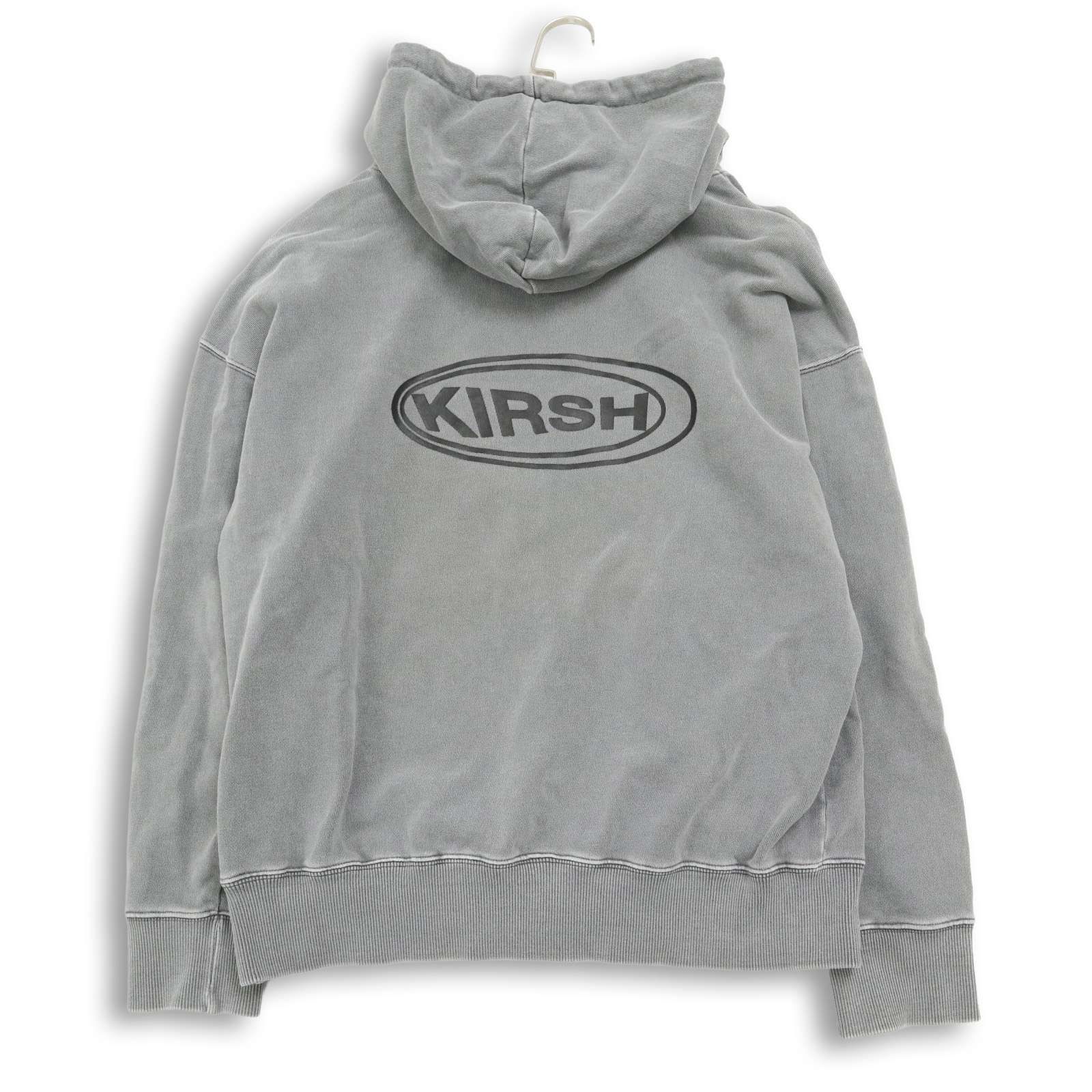 KIRSH キルシー 通年 ロゴ バックプリント オーバーサイズ フーディー 