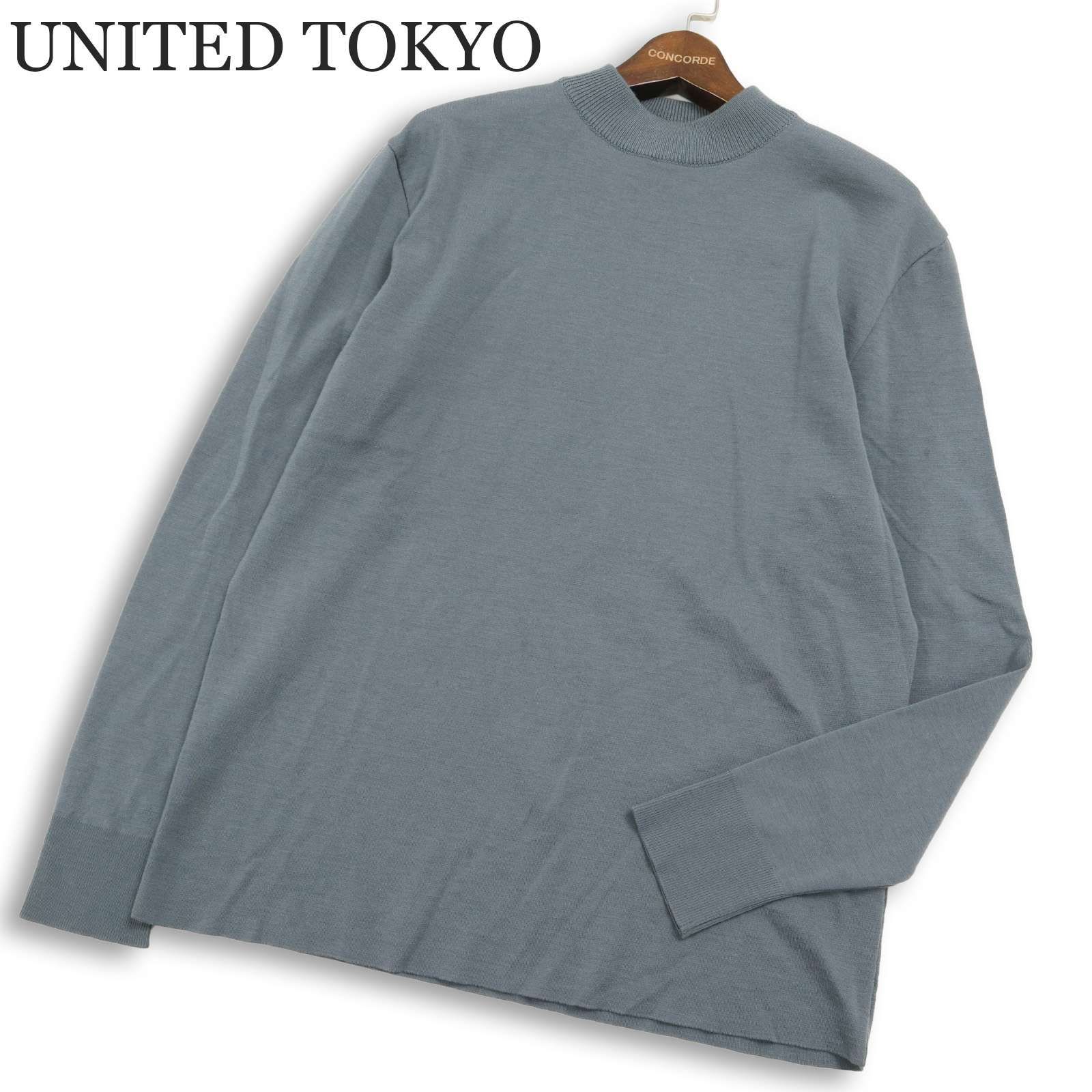 UNITED TOKYO ユナイテッドトウキョウ 秋冬 ウール100％☆ モック 