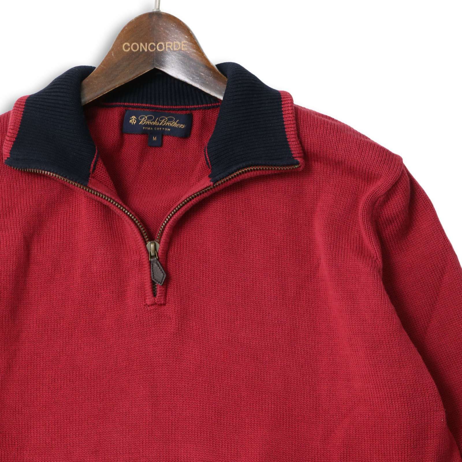 Brooks Brothers ブルックスブラザーズ 通年☆ コットン ニット ハーフ 