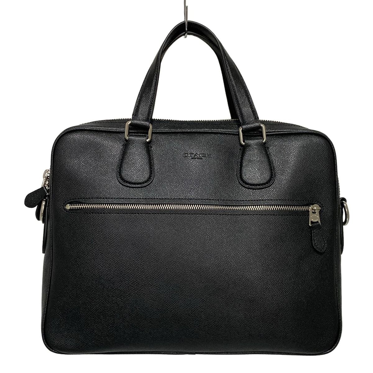 COACH(コーチ) ビジネスバッグ - 25514 黒 本体ロックなし レザー