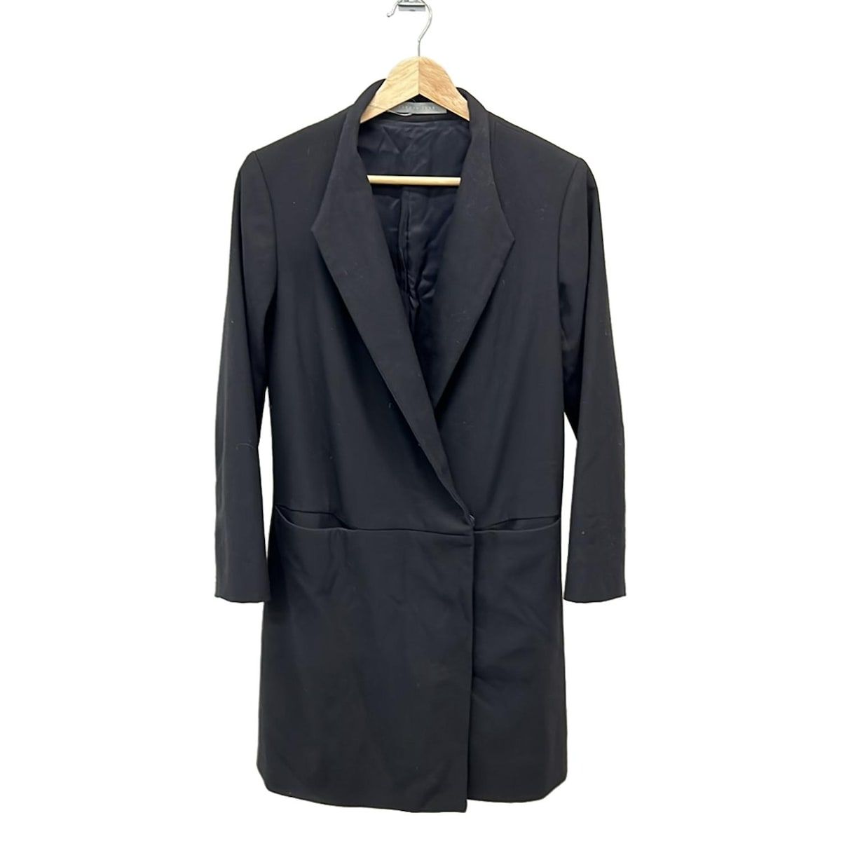 theory luxe セオリー リュクス ウール カシミヤ混 ロング コート 身長 