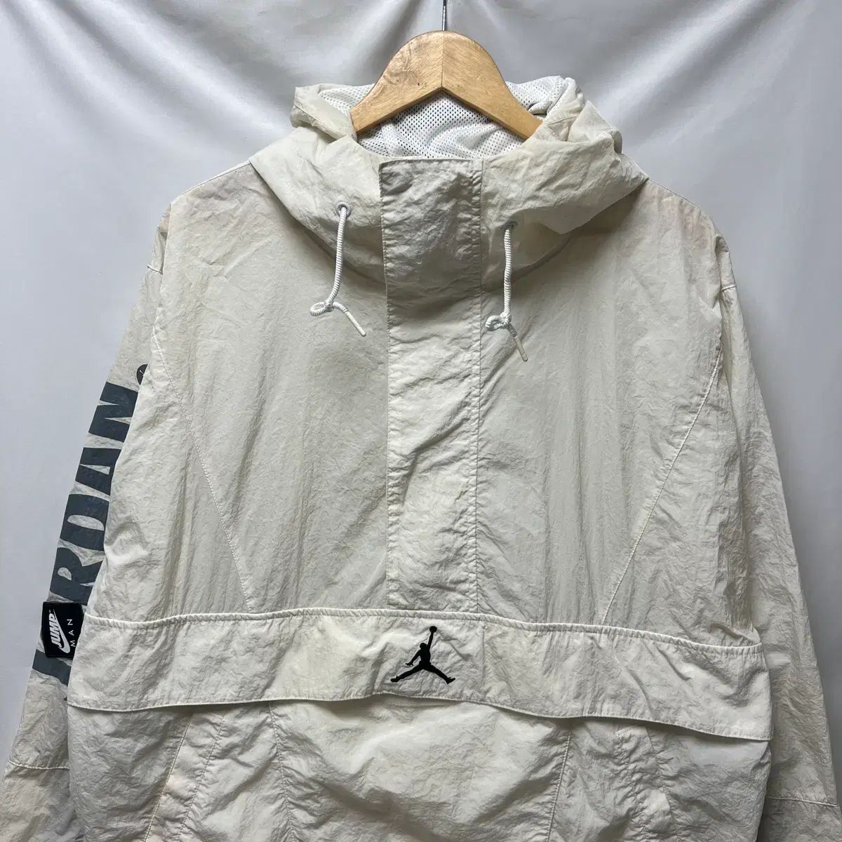 正規品/2XL NIKE ジョーダン エア 白 ウーブン アノラック - メルカリ