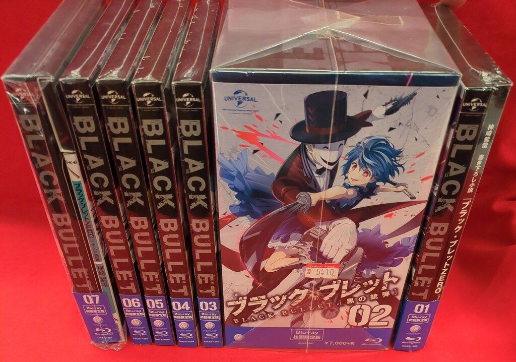 アニメBlu-ray ブラック・ブレット 初回限定版全7巻 セット - メルカリ