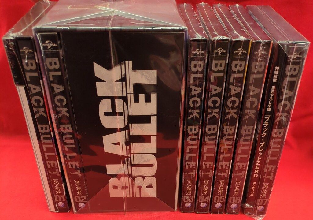 全巻収納BOX付・美品】ブラック・ブレット Blu-ray 初回限定版 全7巻