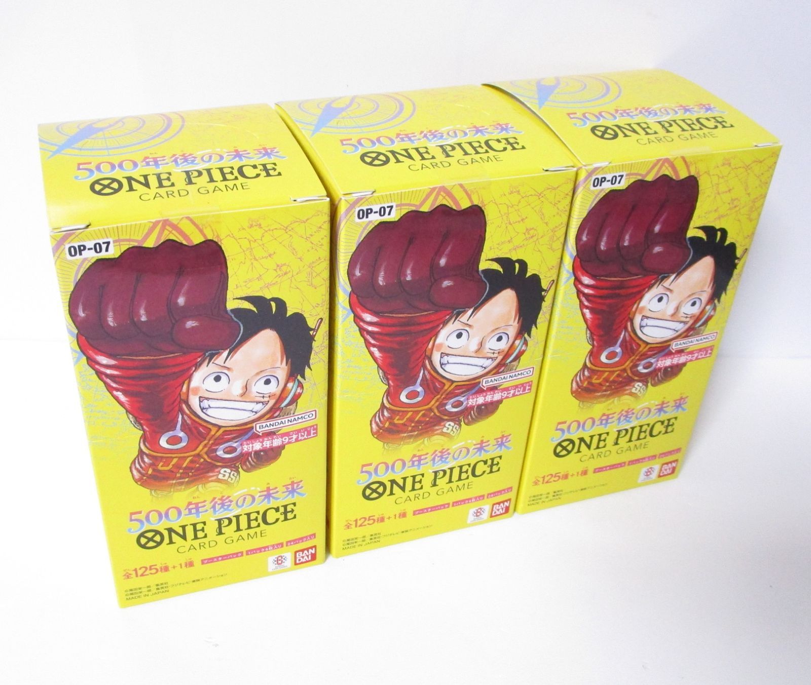 3 BOX ONE PIECEカードゲーム 500年後の未来 OP-07-雑誌などで活躍中の人気