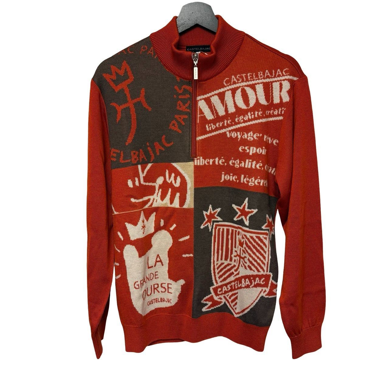 B092 CASTELBAJAC（カステルバジャック）クォータージップ ハーフ