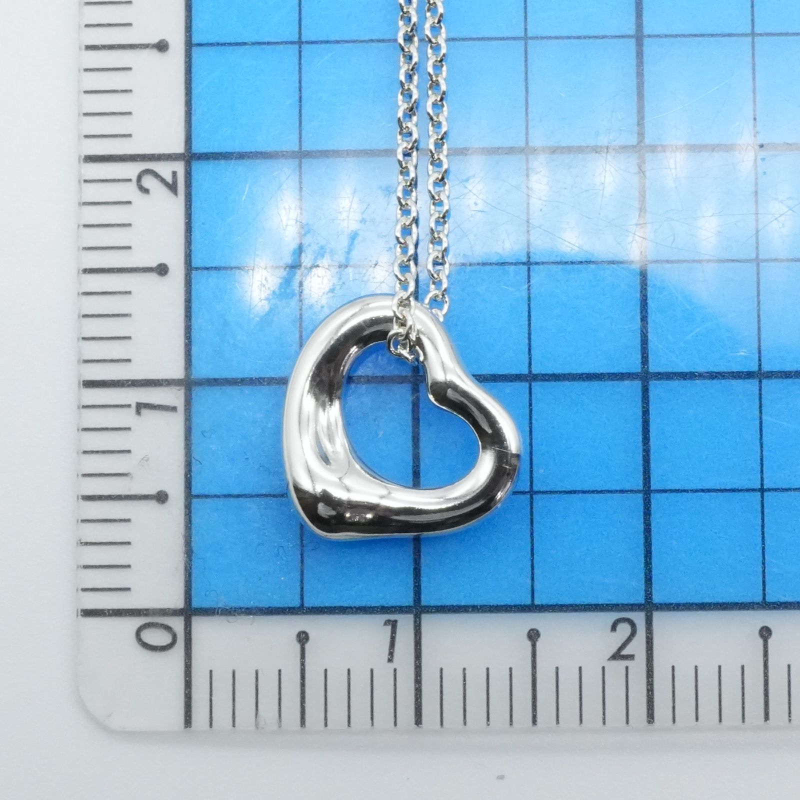 極美品11mmティファニー オープンハート XS ペンダント/25-2777 - メルカリ