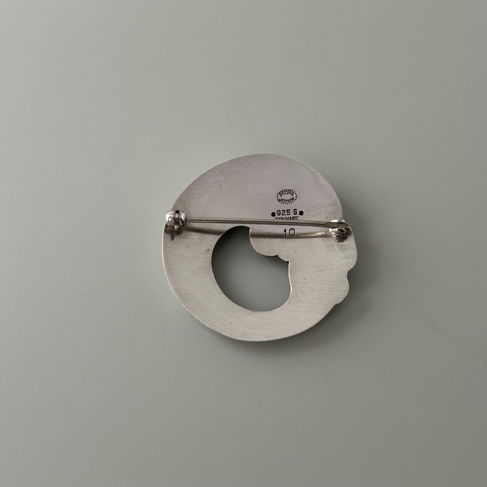 ジョージジェンセン ブローチ 10 フィッシュ 魚 Silver 925